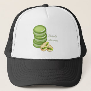 Pistache macarons trucker pet