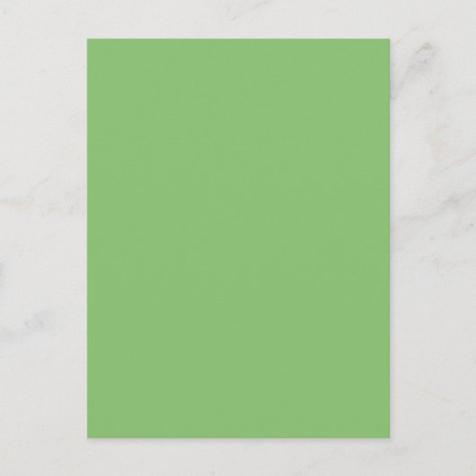 Pistache Nut Groen Effen Kleur Briefkaart (Voorkant)