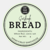 Pistachio Green Bakery Sourdough Bread Sticker (Voorkant)