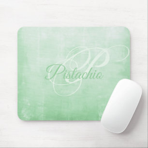 Pistachio soft Grey Abstract monogram Muismat