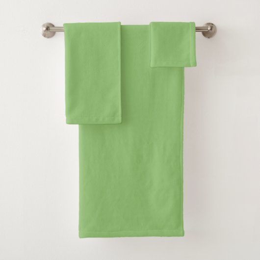 Pistachio Solid Color Bad Handdoek (Insitu)