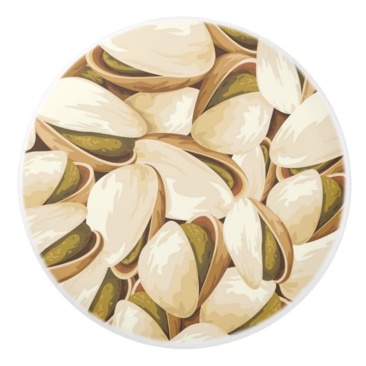Pistachios Keramische Knop (Voorkant)