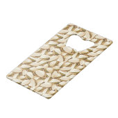 Pistachios Kredietkaart Flessenopener (Achterkant Gekanteld)