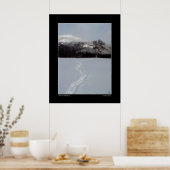 Piste à Birch en hiver affiche couleur (Cuisine)