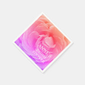 Piste de lavande, serviettes en papier Fête des ma (Coin)