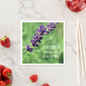 Piste de lavande, serviettes en papier Fête des ma (En situation)