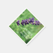 Piste de lavande, serviettes en papier Fête des ma (Coin)