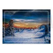 Piste de ski du matin de Noël (Devant Horizontal)