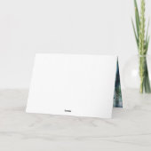 Pistes d'hiver, cartes de Noël (Dos)