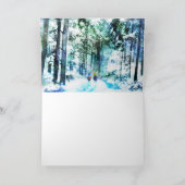 Pistes d'hiver, cartes de Noël (Intérieur)