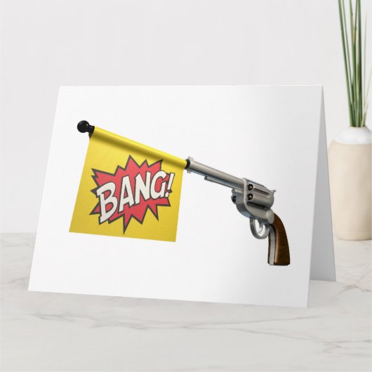 Pistol Bang Flag Kaart (Voorkant)