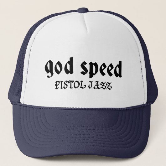 PISTOL JAZZ GOD SPEED キャップ TRUCKER PET (Voorkant)