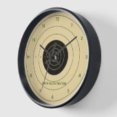 Pistol Target - Aangepaste wandklok (Hoek)
