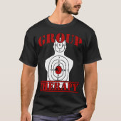 Pistolen Ammo Shooting Hunting Rifiles Target Grou T-shirt (Voorkant)