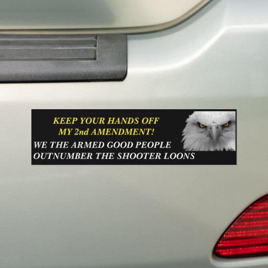 PISTOLEN BUMPERSTICKER (Op auto)
