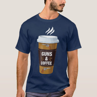 Pistolen Coffee Perfect voor cafeïne liefhebbers P T-shirt