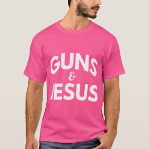 Pistolen en Jezus T-shirt