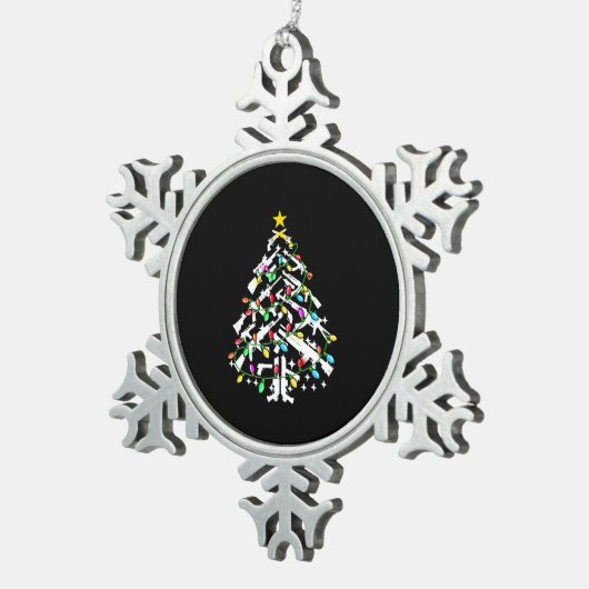 Pistolen kerstboom Ornament (Rechts)