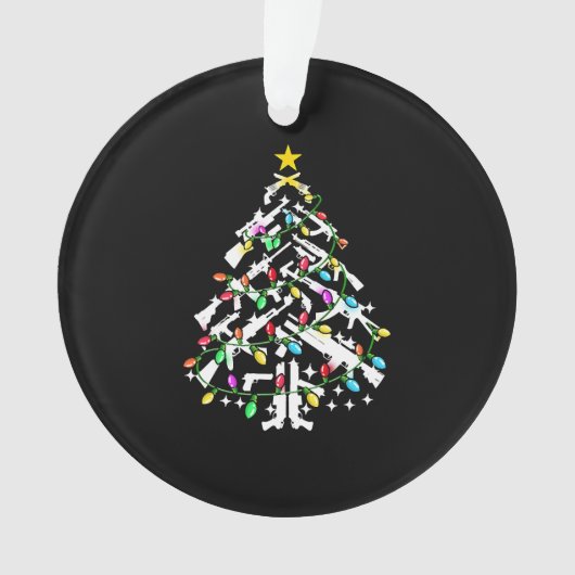 Pistolen kerstboom Ornament (voorkant)