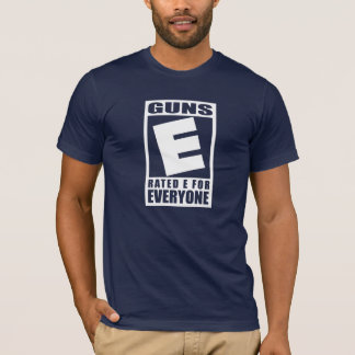 Pistolen met E voor iedereen T-shirt