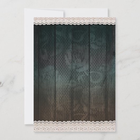 PISTOLEN OF GLITTER Houten Kant Geslacht Onthullen Kaart (Achterkant)