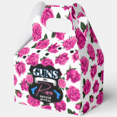 Pistolen of Rozen Geslacht Onthullen Roze/Blauw Ba Bedankdoosjes (Voorkant)