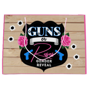 Pistolen of Rozen Roze/Blauw Geslacht Onthul Baby  Groot Cadeauzakje