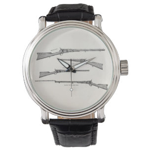  Pistolen uit de jaren 1800, Antiek, oude geweren Horloge