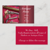 Pistolen Visitekaartje (Voorkant / Achterkant)