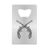 Pistolets de duel argent (Devant)