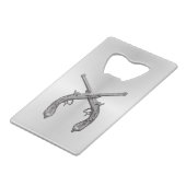 Pistolets de duel argent (Devant Angle)