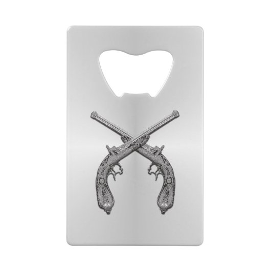 Pistolets de duel argent (Dos)