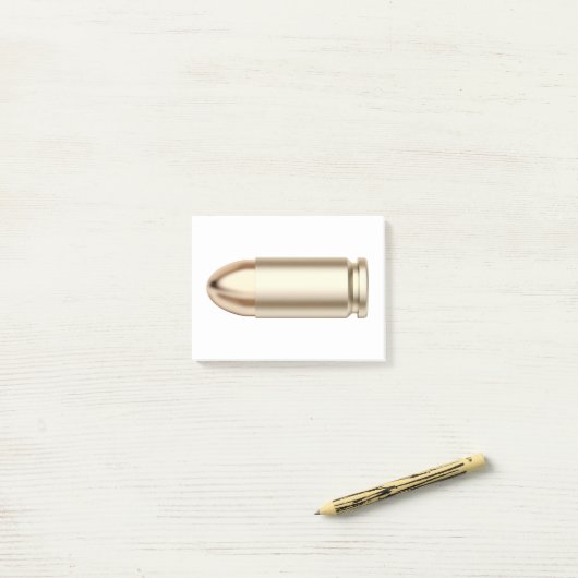 Pistolkogel Post-it® Notes (Op bureau)