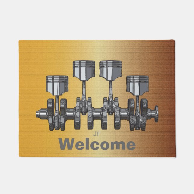 Piston Crankshaft Deurmat (Voorkant)