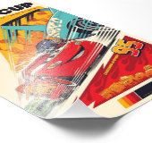 Piston Cup Racing Poster | Retro Cars Art (Coin)