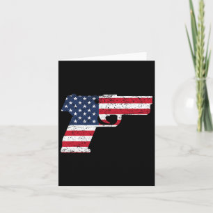 Pistool Amerikaanse Vlag 4 juli VS Kaart