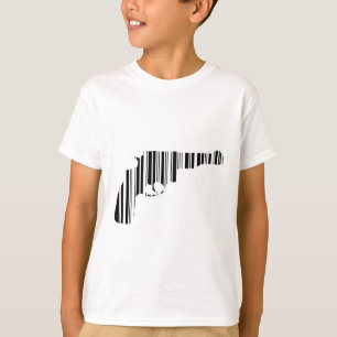 PISTOOL BAR CODE Pistool Barcode Patroon Ontwerp T-shirt