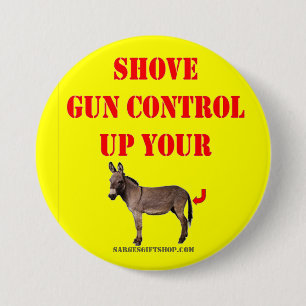 PISTOOL BEDIENEN RONDE BUTTON 7,6 CM