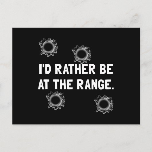 Pistool bereik briefkaart (Voorkant)