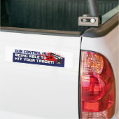 Pistool-besturing Bumpersticker (Op Truck)