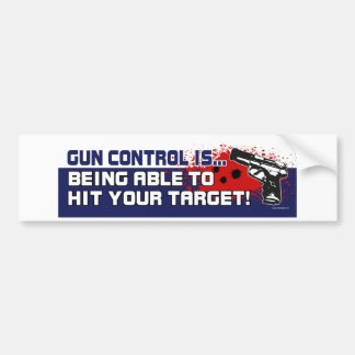 Pistool-besturing Bumpersticker