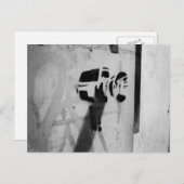 pistool camera graffiti briefkaart (Voorkant / Achterkant)