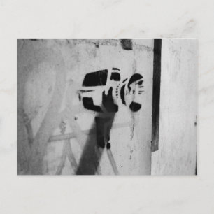 pistool camera graffiti briefkaart