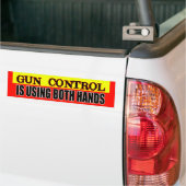 Pistool Control Bumpersticker (Op Truck)