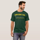 Pistool Control Definition Pro Pistool Pistool Con T-shirt (Voorkant volledig)