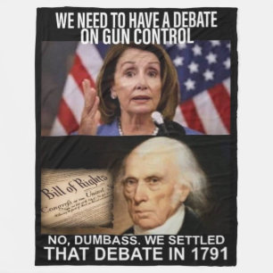 PISTOOL CONTROLE FLEECE DEKEN