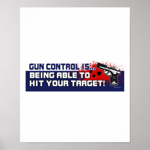 Pistool-controle - Gepersonaliseerd Poster