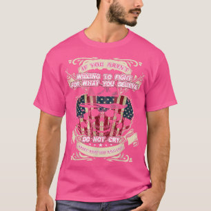 Pistool controle koeling om skelet te bestrijden T-shirt