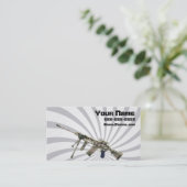 Pistool dealer visitekaartje (Staand voorkant)