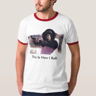pistool, dit is hoe ik rolt! t-shirt